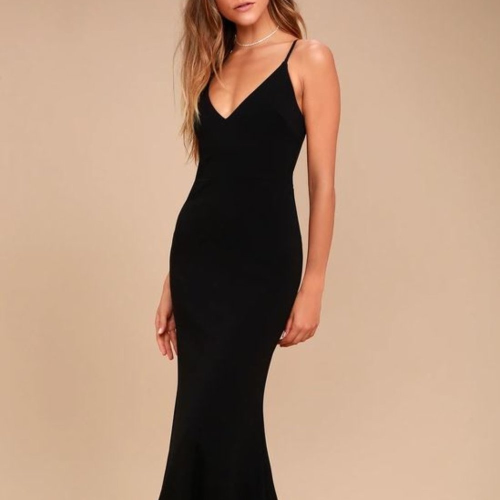 Lulus - Infinite Glory Black Dress